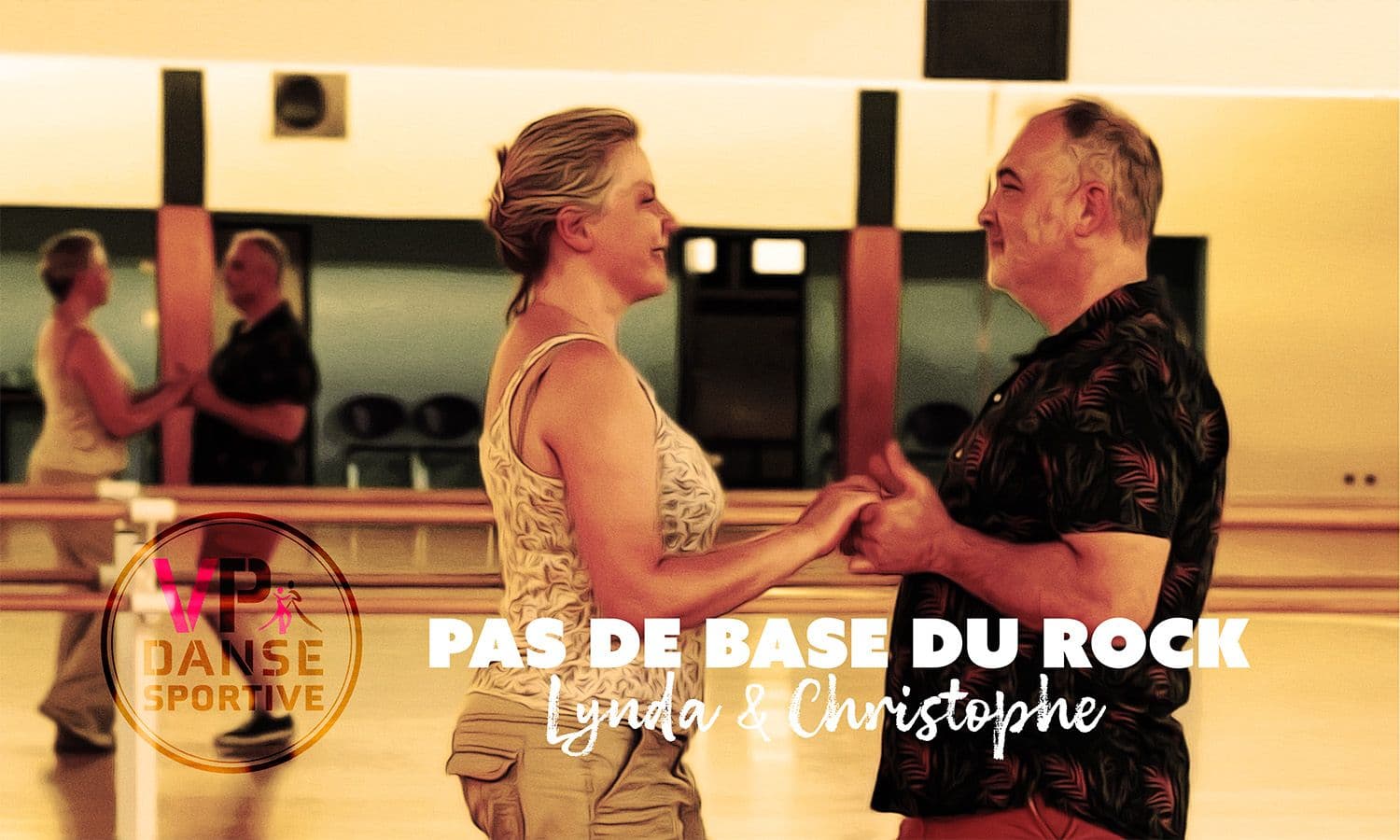 Lynda et Christophe pendant leur cours particulier de Rock Moderne avec VP DANSES