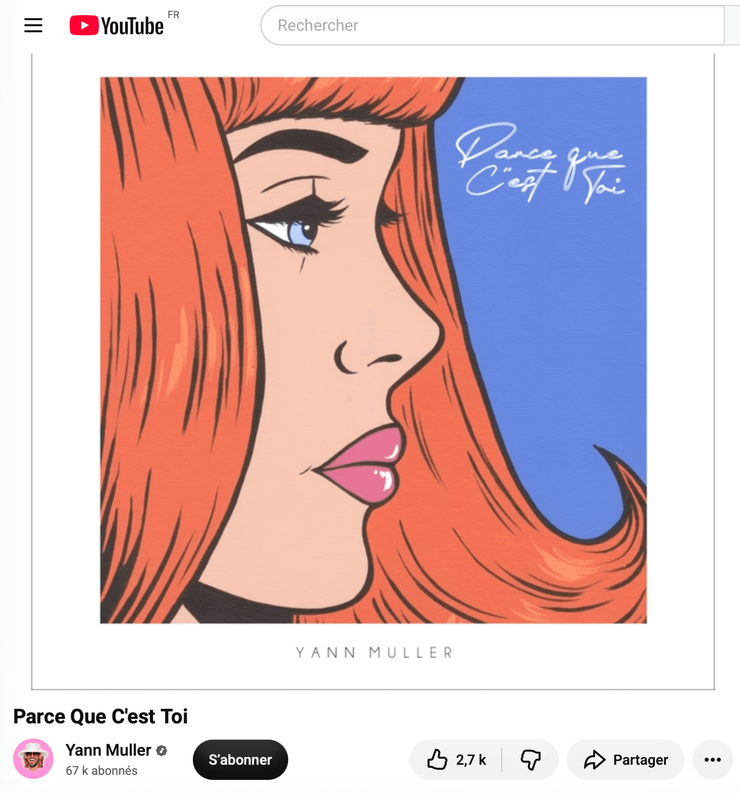 musique ouverture de bal mariage : "Parce Que C'est Toi", Yann Muller