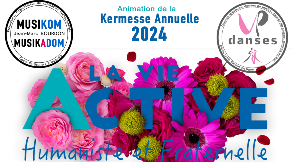 Animation danse de la kermesse annuelle 2024 à l'EHPAD Les Orchidées, organisé par MUSIKOM, animé par VP DANSES Hazebrouck - 29/ 06/2024 - Isbergues