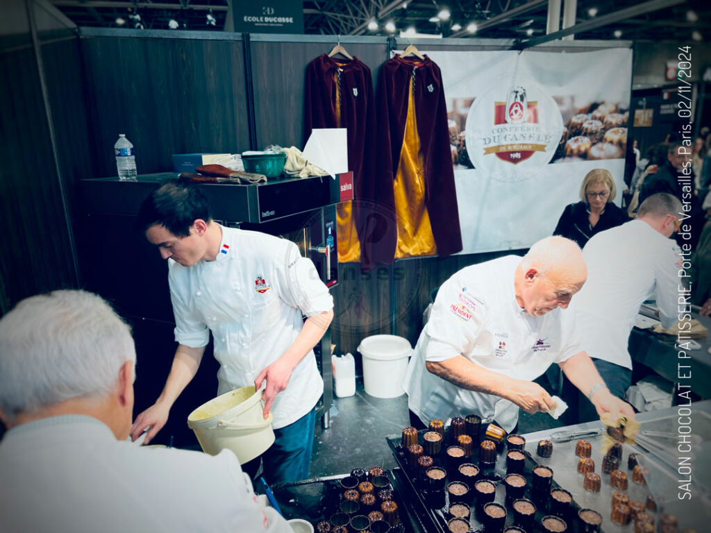 VP danses Hazebrouck, La Confrérie du Canelé, Salon du Chocolat, du Cacao et de la pâtisserie, Paris 2024