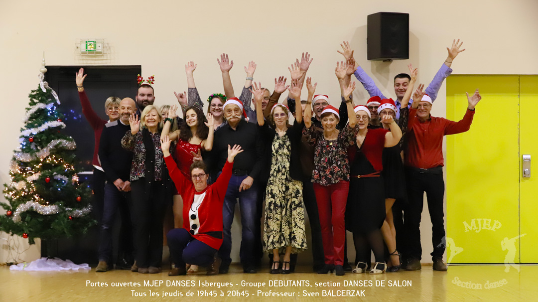 Portes ouvertes MJEP DANSES, groupe Débutants, section DANSES DE SALON, professeur Sven BALCERZAK