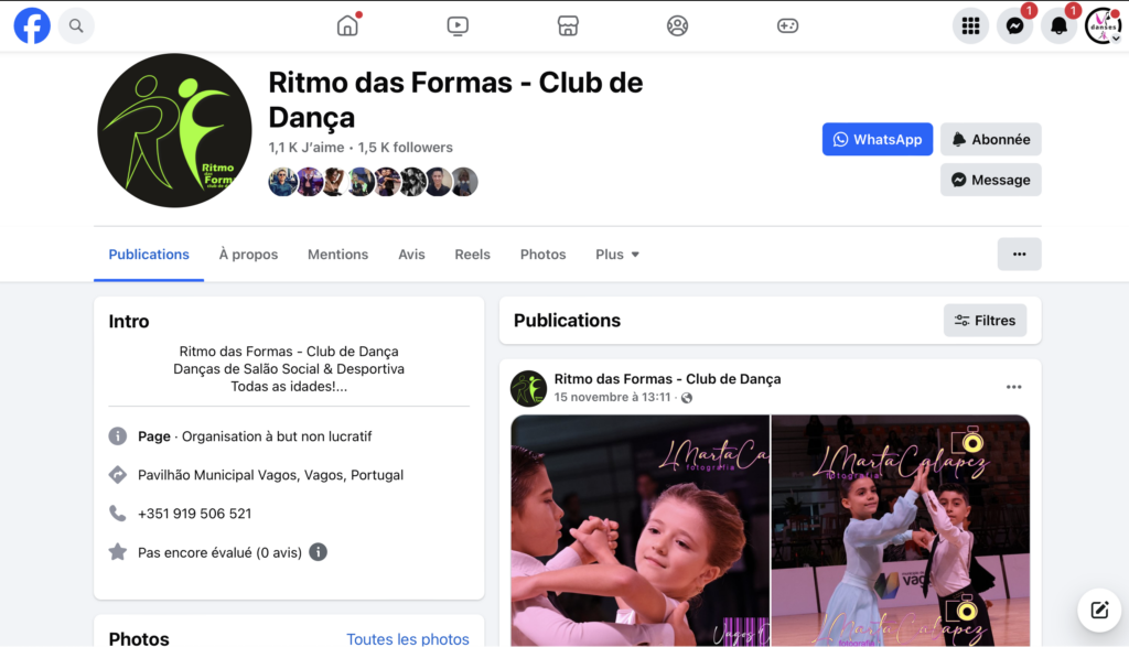 Ritmo das Formas - Club de Dança
Danças de Salão Social & Desportiva
Todas as idades!