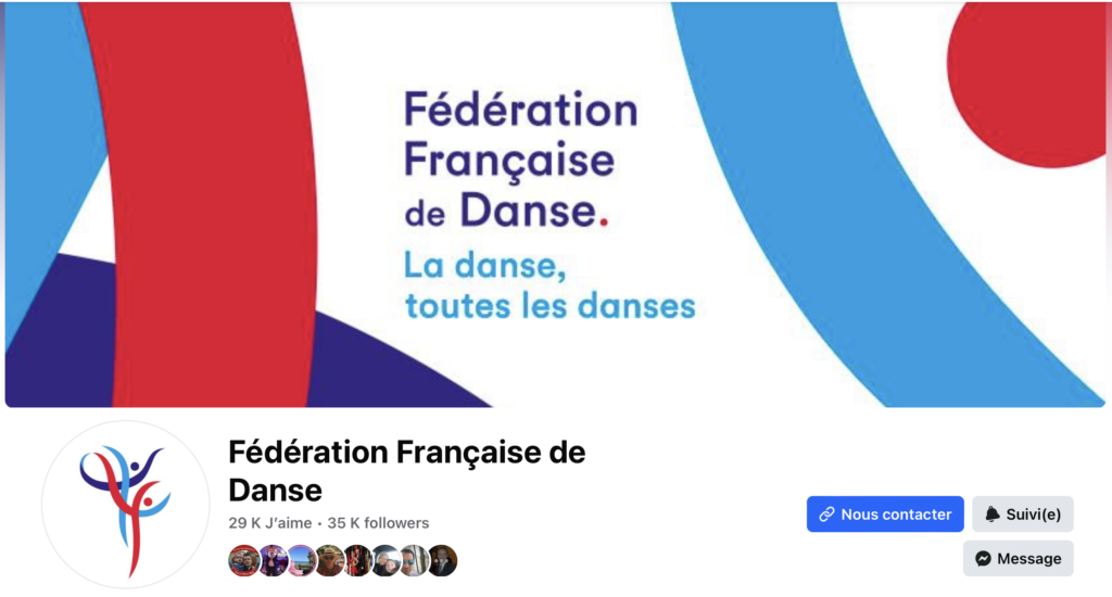 Site Facebook de la FFD Fédération de Danse Sportive