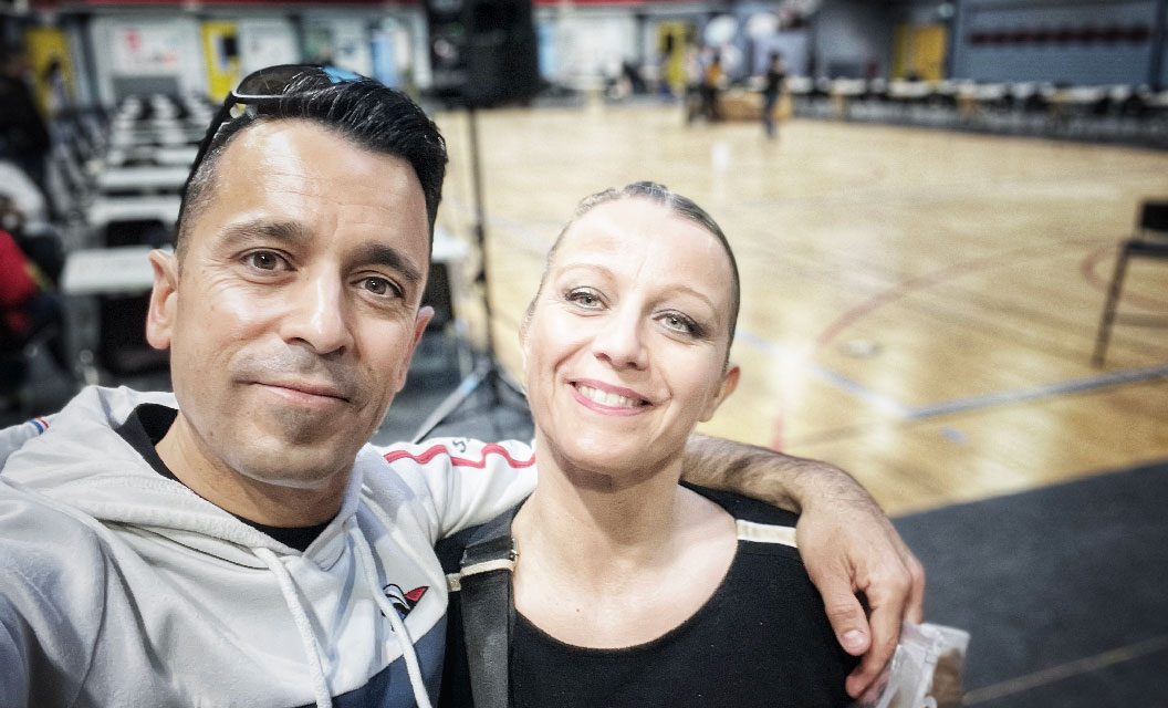 Virginie GATOUX (Présidente de VP DANSES Hazebrouck) et Philippe MARTINS (Trésorier de VP DANSES Hazebrouck)