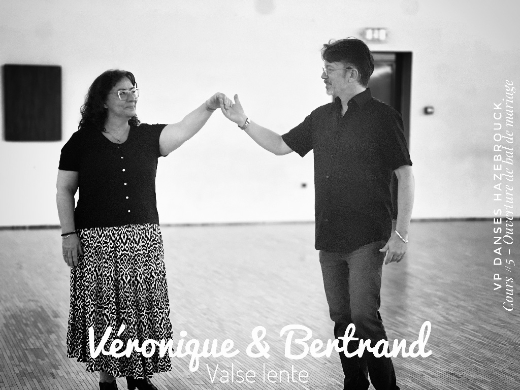 Préparation de l'ouverture du Bal de Mariage de Véronique et de Bertrand à Boeschèpe avec VP DANSES Hazebrouck (Valse Lente, Danse à deux)