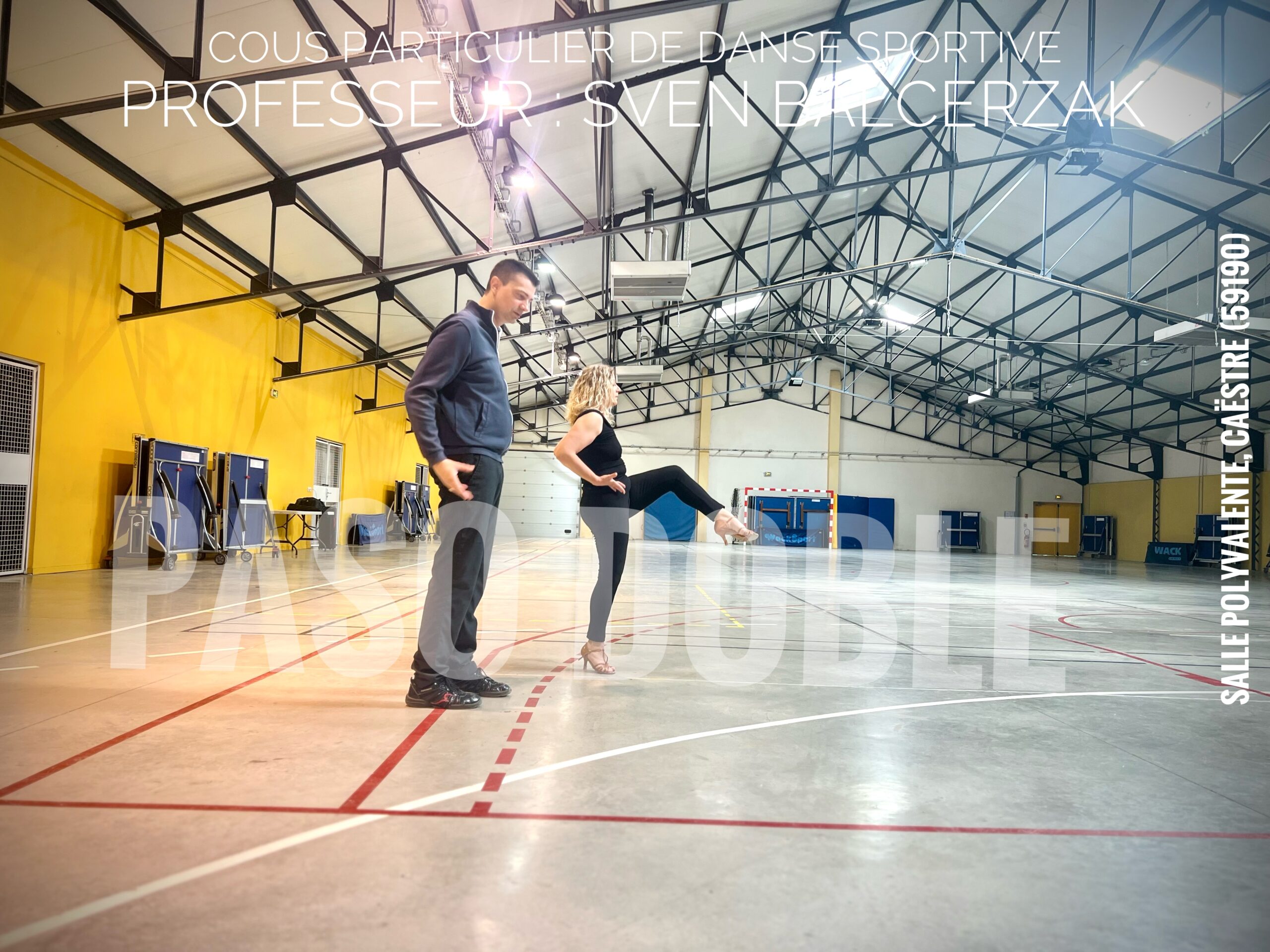 Cours de Danse Sportive, Salle Polyvalente, 499 Avenue du Général de Gaulle, 59190 CAESTRE, avec le professeur Sven BALCERZAK (Illustration PASO DOBLE)