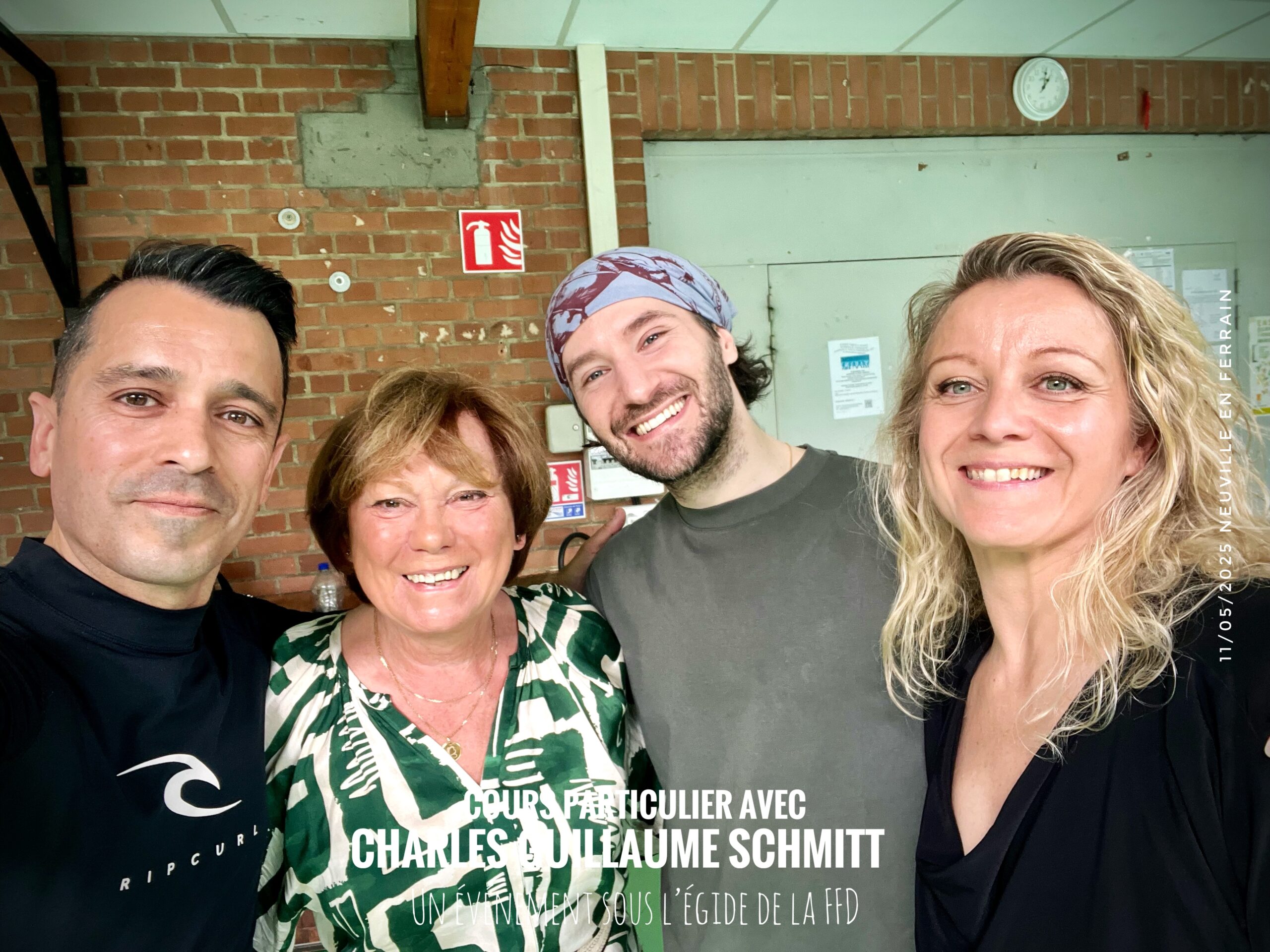 Cours particulier de danses latines avec Charles Guillaume SCHMITT ce dimanche 11/05/2025 à Neuville en Ferrain. Un évènement organisé par le Comité Régional FFdanse Hauts-de-France.