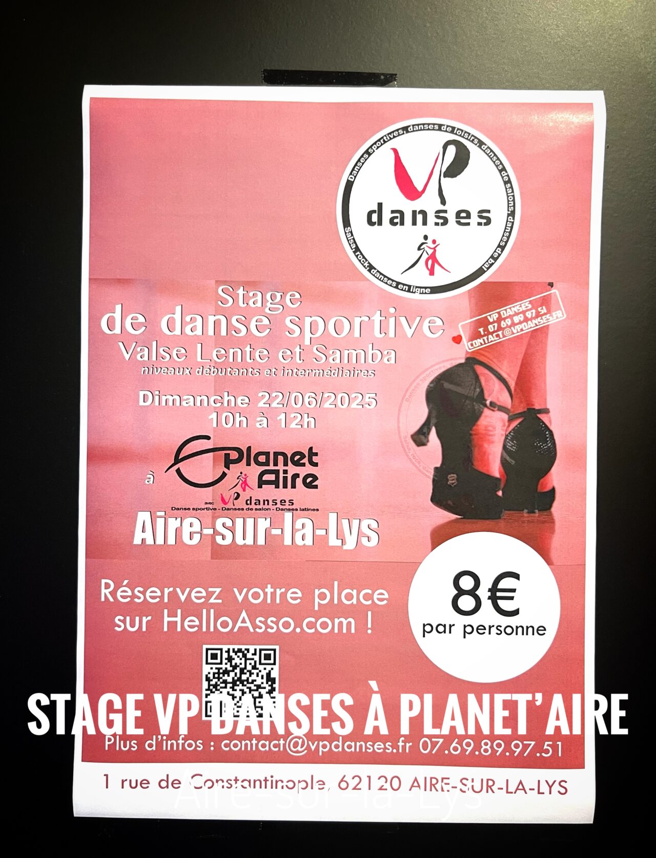 Stage de Danse Sportive à Planet'Aire à Aire-sur-la-Lys : Valse Lente et Samba session
