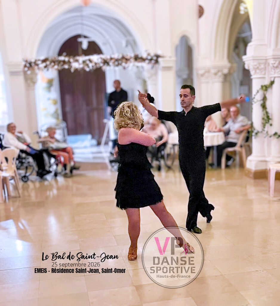 Bal de Saint-Jean 2026 à Saint-Omer : VP DANSES partage la piste avec les résidents 2 Virginie et Philippe font une démonstration de rumba au Bal de Saint-Jean à Saint-Omer.